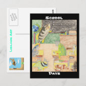 Schooldagen Briefkaart (Voorkant / Achterkant)