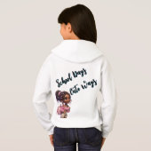 Schooldagen Cute Manieren Kinderen (Achterkant volledig)