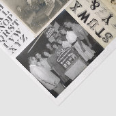  schooldagen Fotoontage Collage Tissuepapier (Detail)