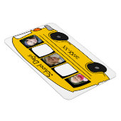 Schooldagen Gele School Bus Foto Magneet (Rechterzijde)