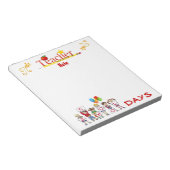 Schooldagen Notitieblok leraar (Schuin)