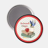 Schooldagen Stilleven Magneet (Voorkant / Achterkant)