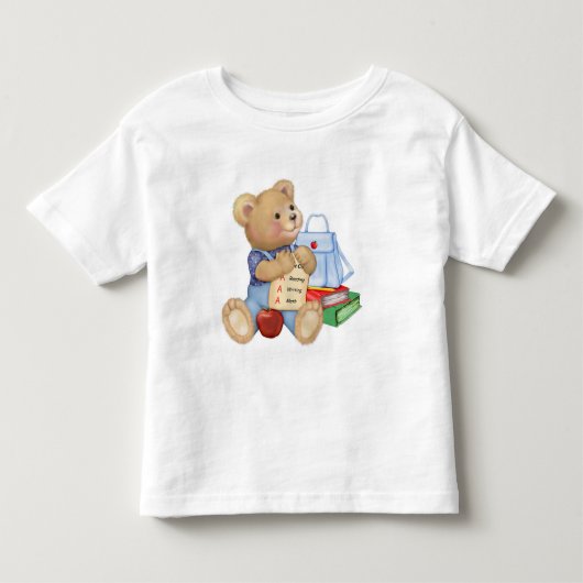 Schooldagen Teddy Kinder Shirts (Voorkant)