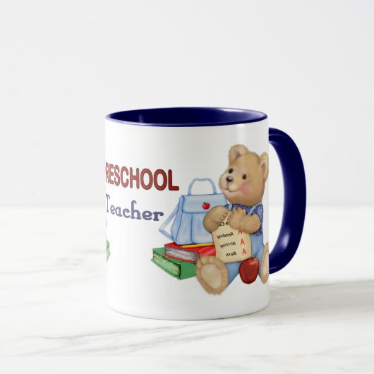 Schooldagen Teddy - kleuterjuf Mok (Voorkant rechts)