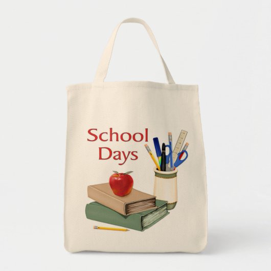 Schooldagen Tote Bag (Voorkant)