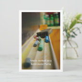 Schooldagen Uitnodiging tot pensionering leraar (Staand voorkant)