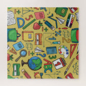 Schooldagen: Vintage voedingspatroon Legpuzzel (Horizontaal)