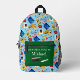 schooldagenpatroon bedrukte rugzak
