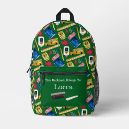 schooldagenpatroon bedrukte rugzak