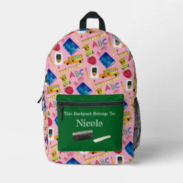 schooldagenpatroon bedrukte rugzak