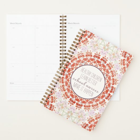 Schooldagnotering; Pastel Kaleidoscoop Planner (Display)