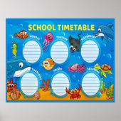 Schooldienstregeling Poster (Voorkant)