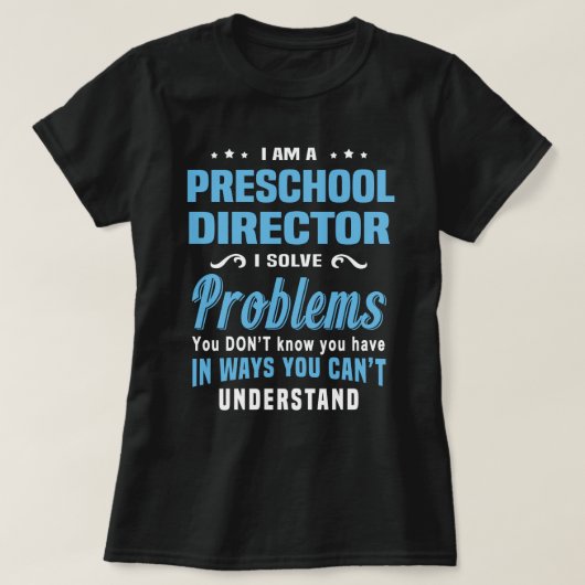 schooldirecteur t-shirt (Design voorkant)