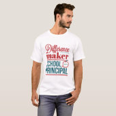 Schooldrukverschil T-shirt (Voorkant volledig)
