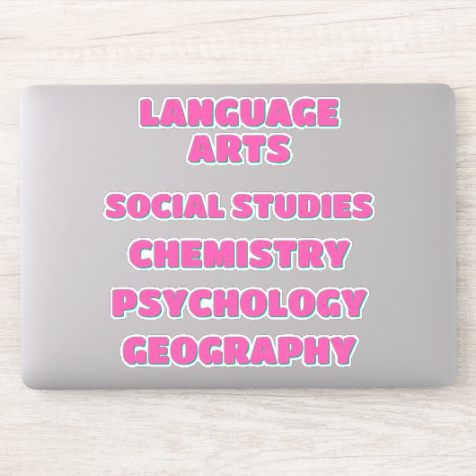 Schooleenstand Klasnaam Stickers (Computer)