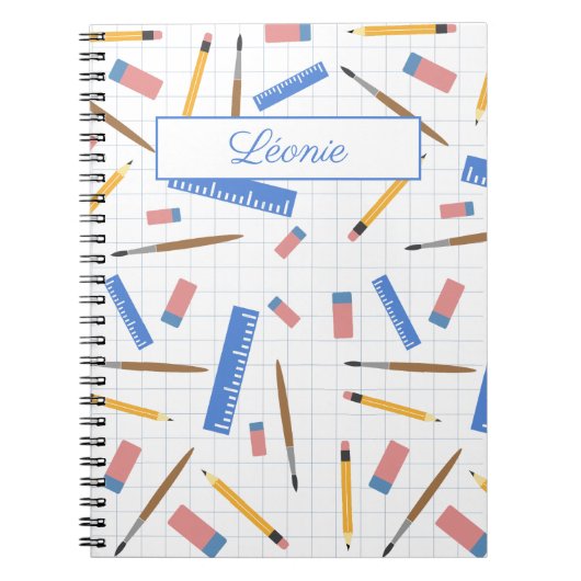 Schoolexpedities patroon notitieboek (Voorkant)