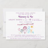 Schoolfeest voor mama en Moederdag Kaart (Voorkant)