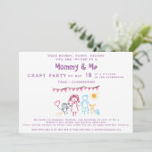 Schoolfeest voor mama en Moederdag Kaart (Staand voorkant)