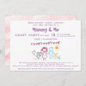 Schoolfeest voor mama en Moederdag Kaart (Voorkant / Achterkant)