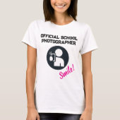schoolfotograaf t-shirt (Voorkant)