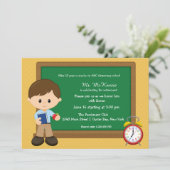 Schoolgebeurtenis * Kies achtergrondkleur Kaart (Staand voorkant)