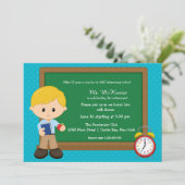 Schoolgebeurtenis * Kies achtergrondkleur Kaart (Staand voorkant)