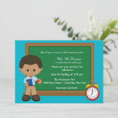 Schoolgebeurtenis * Kies achtergrondkleur Kaart (Staand voorkant)