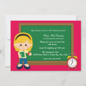 Schoolgebeurtenis * Kies achtergrondkleur Kaart (Voorkant)