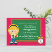 Schoolgebeurtenis * Kies achtergrondkleur Kaart (Staand voorkant)