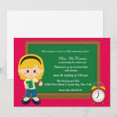 Schoolgebeurtenis * Kies achtergrondkleur Kaart (Voorkant / Achterkant)