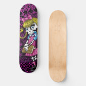 Schoolgirl skeleton skateboard (Voorkant)