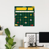 Schoolherinnering Onderwijs Kalender Poster Klaslo (Thuiskantoor)