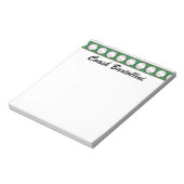 Schoolhonkbalbiljet - SRF Notitieblok (Linkerzijde)