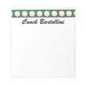 Schoolhonkbalbiljet - SRF Notitieblok (Voorkant)