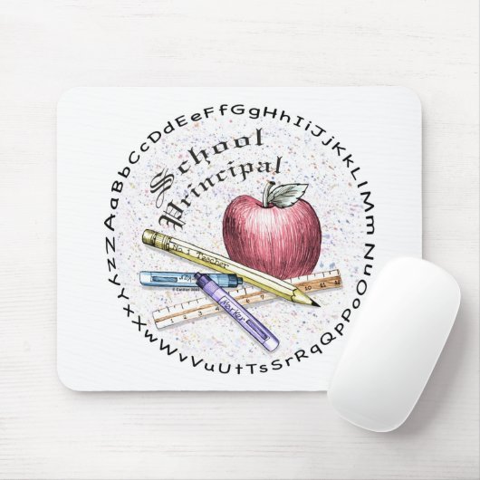 schoolhoofd muismat (Met muis)