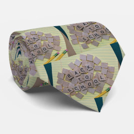 schoolhoofd terug naar school stropdas