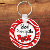 schoolhoofden rots sleutelhanger (Voorkant)