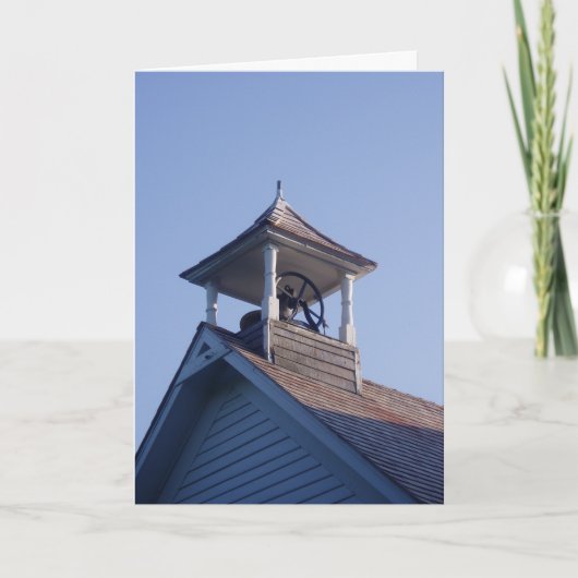 "Schoolhouse Belltower"-kaartje Kaart (Voorkant)