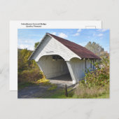 Schoolhouse Covered Bridge, Vermont Briefkaart (Voorkant / Achterkant)