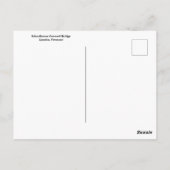 Schoolhouse Covered Bridge, Vermont Briefkaart (Achterkant)