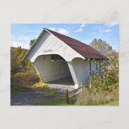 Schoolhouse Covered Bridge, Vermont Briefkaart