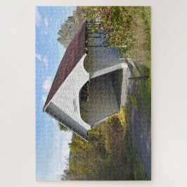 Schoolhouse Covered Bridge, Vermont Poster Legpuzzel