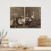 Schoolhouse door Lewis Hine, 1921 Poster (Keuken)