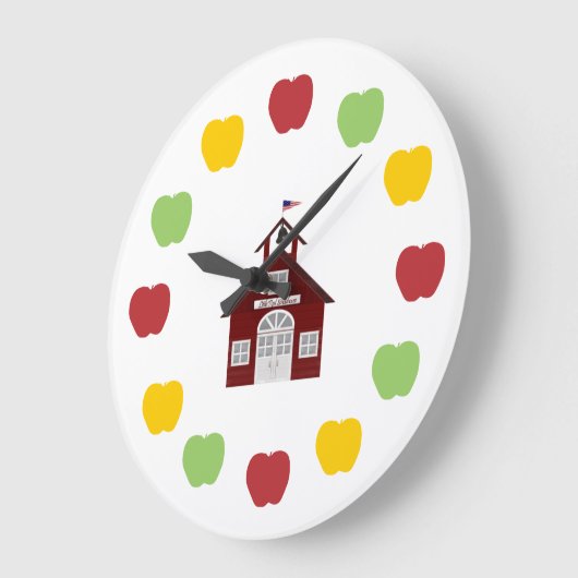 Schoolhouse en appels grote klok (Hoek)