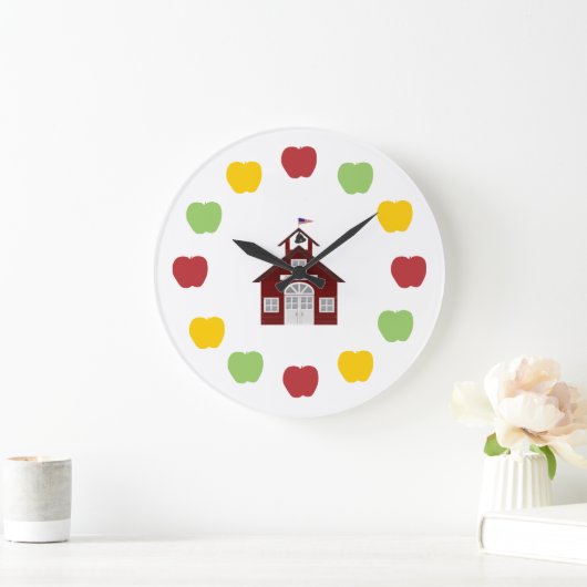 Schoolhouse en appels grote klok (Huis)