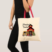Schoolhouse Preschool leraar overhemden en cadeaus Tote Bag (Voorkant (product))