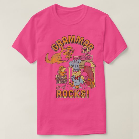 Schoolhouse Rock Grammar Rocks Premium  T-shirt (Design voorkant)