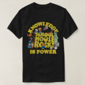Schoolhouse Rock Knowledge is Power Logo Group Pul T-shirt (Design voorkant)