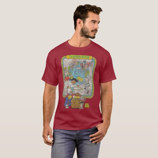 Schoolhouse Rock Science Rock T-shirt (Voorkant volledig)