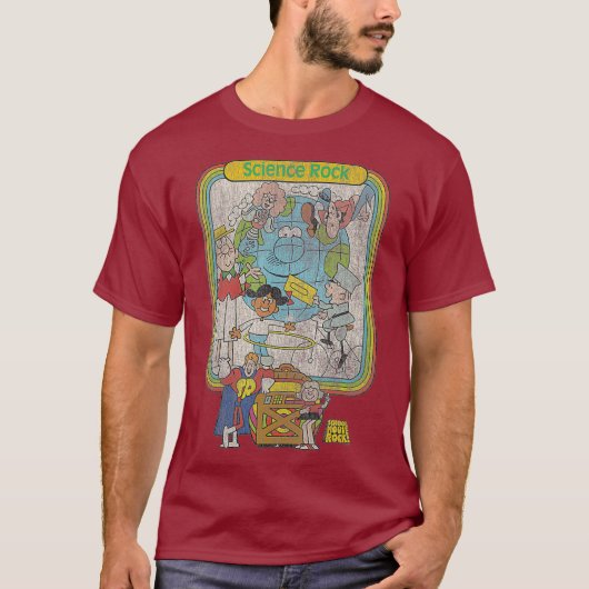 Schoolhouse Rock Science Rock T-shirt (Voorkant)